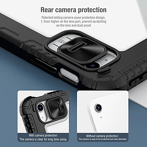 Bao da Nillkin Bumper Leather Pro dành cho ipad Gen 10 2022 10.9inch - Hàng chính hãng
