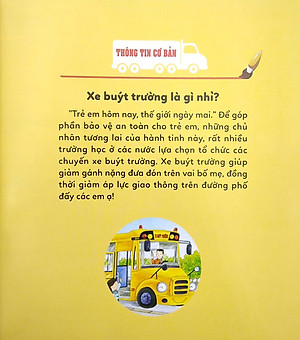Sách Thế Giới Xe Cộ: Xe Buýt Trường_School Bus