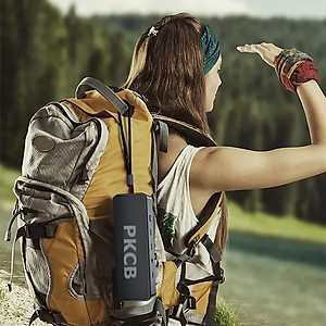 Loa bluetooth 5.3 PKCB 30W Super Bass TWS lên 60w TF Card/ Line in 3.5mm / AUX Stereo Surround, Loa Không Dây Nghe Nhạc Pin 3000Mah - Hàng Chính Hãng