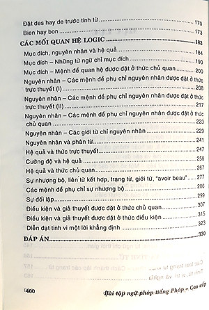 Bái tập ngữ pháp tiếng pháp theo chủ đề ( trình độ cao cấp )