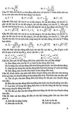 Sách Ôn Tập Luyện Thi Trắc Nghiệm THPT Quốc Gia 2020 - Khoa Học Tự Nhiên