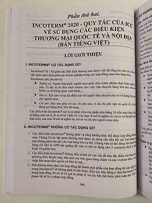  Incoterms 2020 - Quy tắc của ICC về sử dụng các điều kiện thương mại quốc tế và nội địa (Song ngữ Anh - Việt)