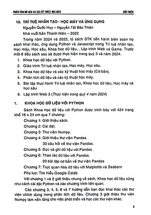 Phân Tích Dữ Liệu Và Các Kỹ Thuật Học Máy -STK