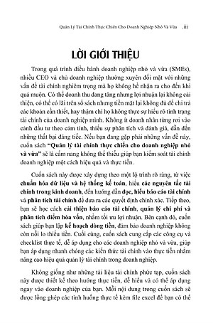 Quản Lý Tài Chính Thực Chiến Cho Doanh Nghiệp Nhỏ Và Vừa