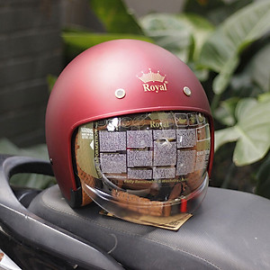 Mũ Bảo Hiểm 3/4 Đầu Kính Âm Royal M139 Thời Thượng, Hiện Đại
