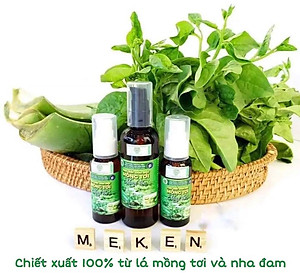 Tinh Chất Thảo Mộc Mồng Tơi MẸ KEN - 50ml Dầu xả tóc, suôn mềm mượt tóc, giảm chẻ ngọn