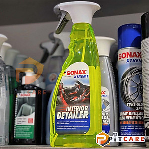 CHAI XỊT CHĂM SÓC NHỰA, DA, NỈ - NỘI THẤT ĐA NĂNG CÓ MÙI THƠM DỂ CHỊU SONAX XTREME INTERIOR DETAILER 220400 750ML
