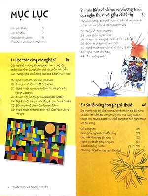 Sách Toán Học Và Nghệ Thuật Sáng Tạo Cho Trẻ Em