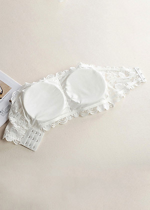 Combo 2 Áo Ống Ren Hoa Nữ Khóa Cài Sau