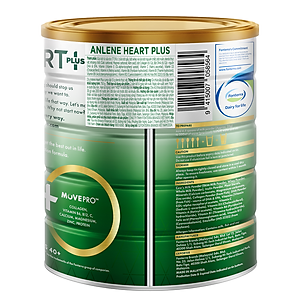 Thực phẩm bổ sung Anlene Heart Plus với dưỡng chất chăm sóc sức khỏe tim mạch 750g/lon - Tặng Nồi Inox Hoặc Chảo 18cm