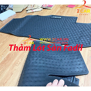 Thảm sàn, Thảm lót sàn xe Vinfast Fadil 2018-2022 cao su đúc, vân tổ ong, không mùi, MẪU NISSIN