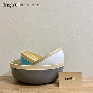  Bát Tre Cuốn ONGTRE đựng Salad/món trộn/hoa quả/đồ khô (Bamboo Salad Bowl)