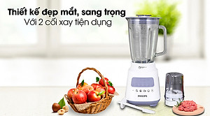 Máy xay sinh tố Philips HR2222/00 (700W) - Hàng Chính Hãng