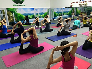 [LOẠI TỐT - HÀNG CAO CẤP] Thảm Tập Yoga 8mm, Tập Gym dộ dày 5-8mm 2 Lớp không mùi chống trơn trượt - Chính hãng dododios
