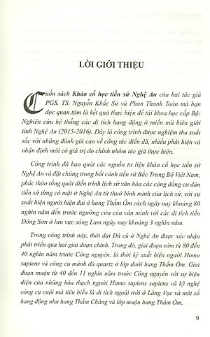 Khảo Cổ Học Tiền Sử Nghệ An 