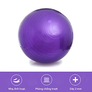 BG Bóng tập thăng bằng BALANCE BALL YOGA GYM 46-58cm,đĩa xoay eo 3001R , bóng tập yoga rèn luyện sức khỏe đa năng cao cấp (hàng nhập khẩu)