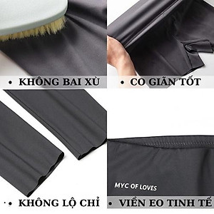 Quần Legging Nữ Dài Cạp Cao Đẹp Cao Cấp PINKAHA Nâng Mông Vải Thun Cotton Siêu Co Giãn 4 Chiều Ôm Sát