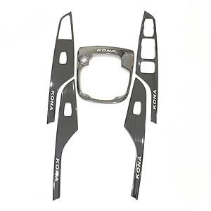 Ốp Bảo vệ, trang trí nội thất Titan Cao cấp cho xe Hyundai Kona