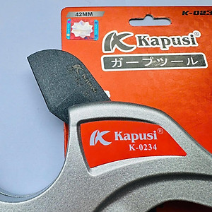 Kéo Cắt Ống Nhựa PVC, PPR, PE 42mm Kapusi – Tay Xám Cam K0234 – Lưỡi Thép Mangan Bền Sắc, Thân Hợp Kim Nhôm Cứng Cáp