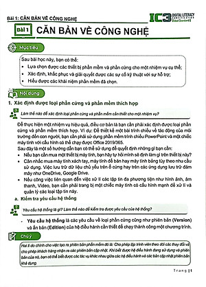 Tăng Cường Tin Học Quốc Tế - IC3 - GS6 Level 3 (Tái Bản 2024)