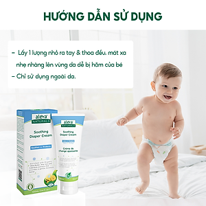 Kem chống hăm, dưỡng ẩm, làm mịn và ngăn ngừa kích ứng da cho bé Aleva Naturals (tuýp 100ml)