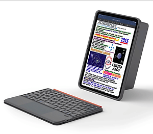 Bao Da Kèm bàn phím Dành cho iPad Gen 11 A16 2025 , Gen 10 10.9 inch 2022 Chính Hãng WIWU Mk005 bàn phím kết nối bluetooth có di chuột TrackPad, có Ngăn đựng bút - hàng chính hãng