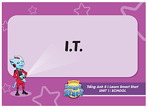 Tiếng Anh 5 i-Learn Smart Start - Flashcards