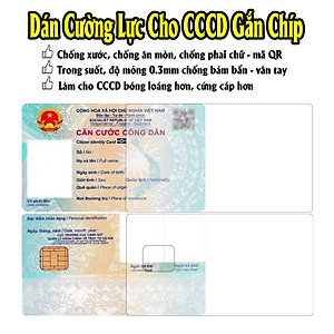 Miếng dán cường lực Nano bảo vệ CĂN CƯỚC CÔNG DÂN [CCCD] ; GIẤY PHÉP LÁI XE [GPLX]