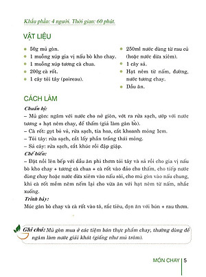 Sách Món Chay Ngon Và Lành