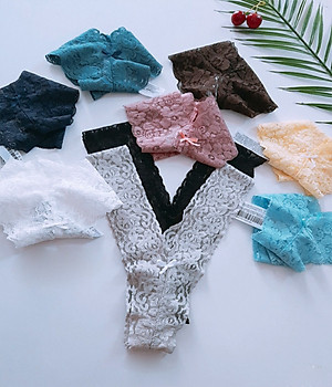 COMBO 05 QUẦN LÓT REN CHỮ Y, DÁNG CHUẨN, SIÊU SEXY QL2503 (Màu ngẫu nhiên)