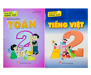 Sách - Combo phát triển năng lực trong môn Toán + Tiếng Việt 2 - tập 2