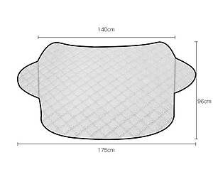 Bạt che nắng kính ô tô 3 lớp chất liệu vải Peva cách nhiệt