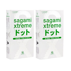 Bao cao su Sagami White box - Có gai - Hộp 10 chiếc