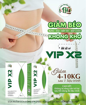 Combo Tiến Hạnh Vip X2 và Detox giúp giảm câ.n hiệu quả, kiểm soát cân nặng, liệu trình 3 ngày sử dụng