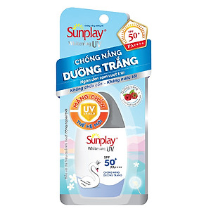 Kem chống nắng Sunplay dưỡng trắng da, dạng sữa Sunplay Whitening UV SPF 50, PA++++ 30g