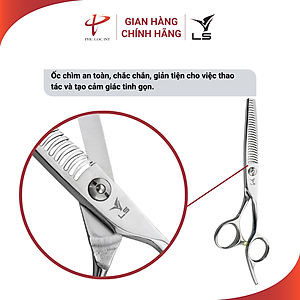 Kéo tỉa tóc VLS T3326 quai offset vênh đỡ ngón cố định - Hàng chính hãng