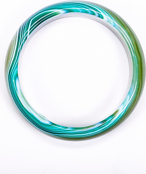 Vòng tay đá mã não xanh bản dày mệnh mộc hỏa - Ngọc Qúy Gemstones