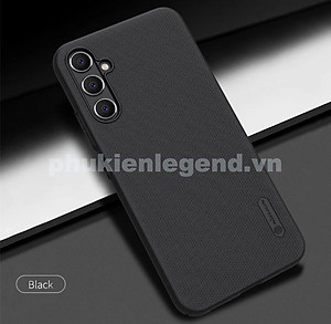 Ốp Lưng Sần chống sốc cho Samsung Galaxy A15 hiệu Nillkin Super Frosted Shield (Đính kèm giá đỡ hoặc miếng dán từ tính) - Hàng Chính Hãng