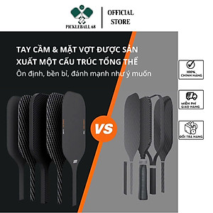 [Hoả tốc] Vợt pickleball Carbon T700 cao cấp phù hợp cho mọi người - Tặng kèm 2 trái banh Pickleball
