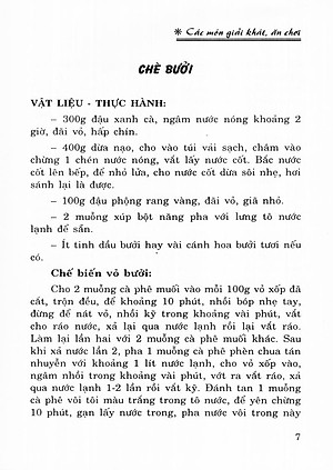 Sách Các Món Giải Khát Ăn Chơi (Tái Bản)