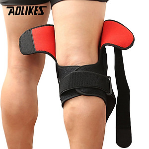 Đai Hỗ Trợ Khớp Gối AOLIKES YE-7907 Có Thanh Nhôm Trợ Lực Cao Cấp Sport Knee Protector - Hàng Chính Hãng