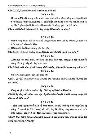 Sách Bồi Dưỡng Học Sinh Giỏi Địa Lí Lớp 7 (Tái Bản)