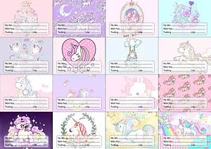 Nhãn vở set 80 nhãn vở hình cute . dễ thương đáng yêu