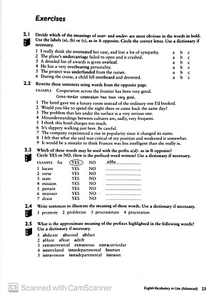 English Vocabulary In Use Advance