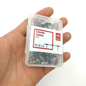 Ghim Mũ Inox Deli 22