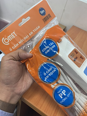 Ổ Cắm Nối Dài Comet CES10405 - Hàng Chính Hãng
