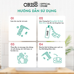 Dung Dịch Vệ Sinh Nam Dạng Bọt Orimen - 120ml/chai