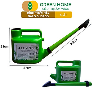 Bình Tưới Cây Vòi Sen GreenHome, Galo Dudaco, 4 Lít, 2 Chế Độ Tưới, Dễ Sử Dụng, Tháo Lắp Dễ Dàng, Độ Bền Cao