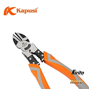 Kìm cắt đa năng KAPUSI K-8071 Japan 8inch200mm, thép CRV độ cứng cao lưỡi kìm sắc bén