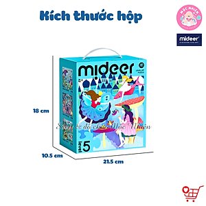 Đồ Chơi Xếp Hình Puzzle Mideer - Level 5 (03 tranh 99 - 120 và 140 mảnh ghép) - Dành cho bé từ 4 tuổi